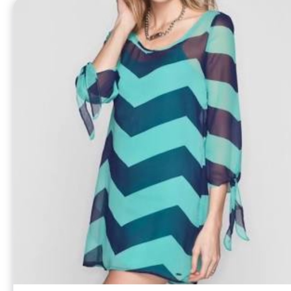 Roxy Chevron Dress